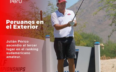 Julián Périco escaló al tercer lugar en el ránking sudamericano amateur