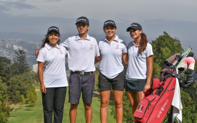 Kaori Arce y Michelle Miranda, en el podio del Internacional de Menores de Granadilla